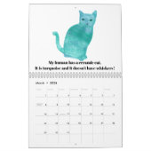 Humor 2019 voor katten en onderschriften kalender (Mar 2026)