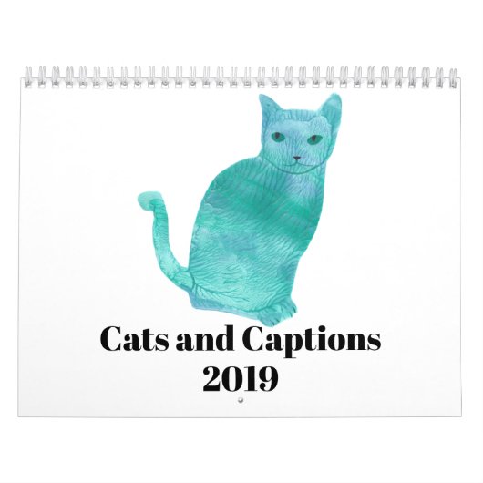 Humor 2019 voor katten en onderschriften kalender (Hoes)