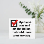 Humor 2024 briefkaart (Staand voorkant)