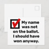 Humor 2024 briefkaart (Voorkant / Achterkant)