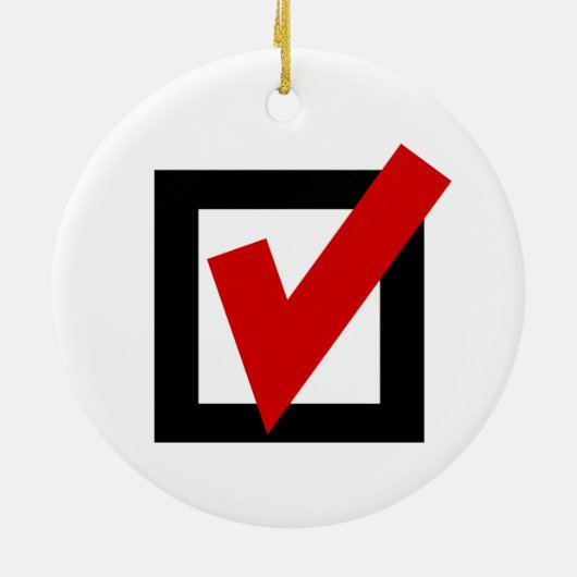 Humor 2024 keramisch ornament (Achterkant)