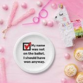 Humor 2024 papieren bordje (Feest)