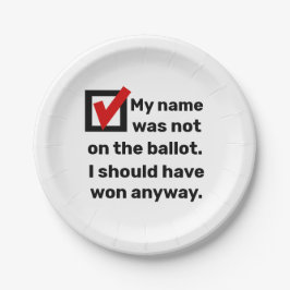 Humor 2024 papieren bordje