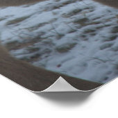 Humor Baby Buck Snow Blue Baby Swing Poster (Hoek)