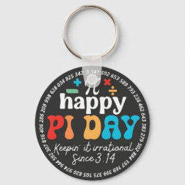 Humor Be Irrational Celebrate Pi Symbol Math  Sleutelhanger