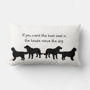 Humor Best Seat in house Dog Pet Animal Kussen