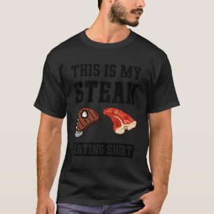 Humor biefstuk biefstuk anti vegan foodie t-shirt