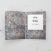 Humor Birthday, Masculine, olifant, stevige vent Kaart (Binnen)