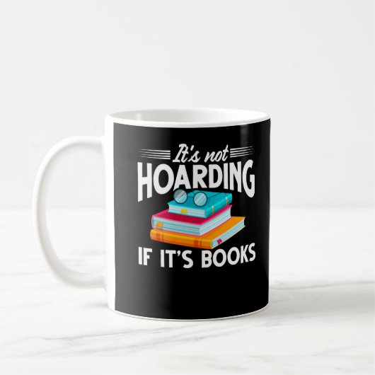 Humor boeklezer Funny Bookworm Joke Koffiemok (Links)