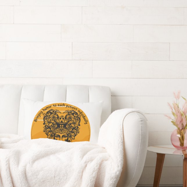 Humor brengen aan elke patiënt afzonderlijk - Nurs Kussen (Bank)