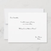 Humor Bride | Bridesmaid Kaart (Achterkant)