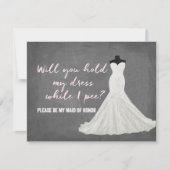 Humor Bride | Bridesmaid Kaart (Voorkant)