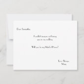 Humor Bride | Bridesmaid Kaart (Achterkant)