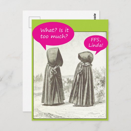 Humor briefkaart (Voorkant / Achterkant)