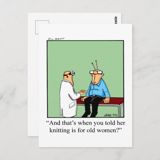 Humor Briefkaart (Voorkant / Achterkant)