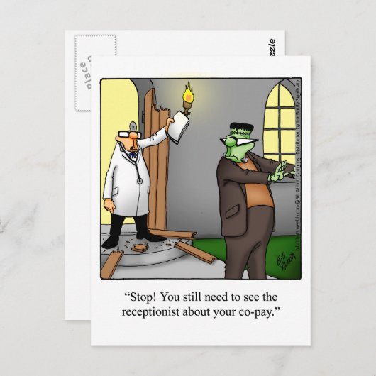 Humor Briefkaart "Spectickles" (Voorkant / Achterkant)