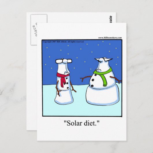 Humor Briefkaart stimuleren (Voorkant / Achterkant)