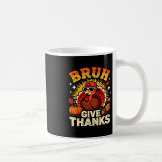 Humor Broer Geef Dank Funny Thanksgiving Kalkoen B Koffiemok