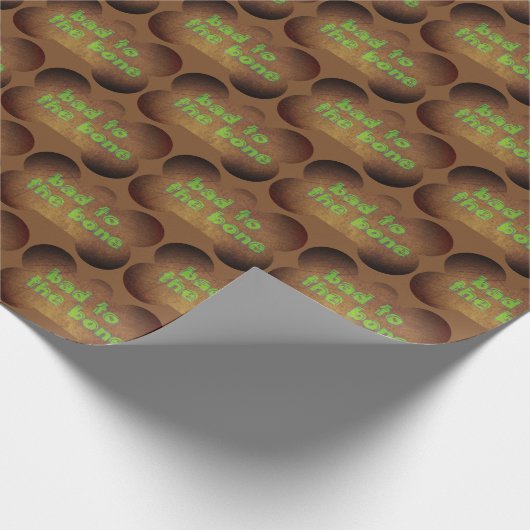 humor bruine hond cadeaupapier (Hoek)