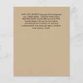 Humor Bubbles n Brews Bier Champers Bruidsfeestje Flyer (Achterkant)