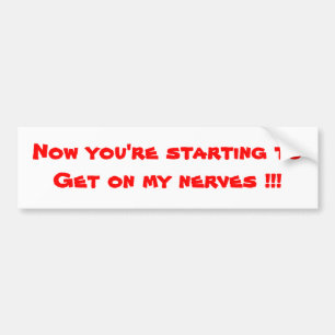 Humor-bumperstickers: niet-klepaanklep bumpersticker