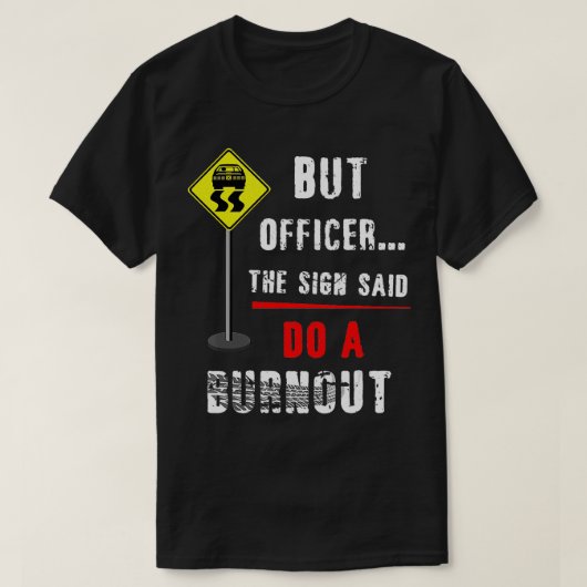 Humor Burn-out Teken Mechanische Gift Mechanics T-shirt (Design voorkant)