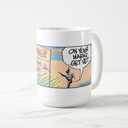 Humor Cartoon koffie Mok (Voorkant rechts)