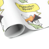 Humor Cartoon luchtverkeersleiding Cadeaupapier (Rol Hoek)