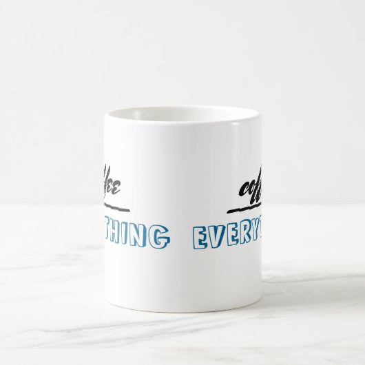 humor citeert mok koffie over alles (Center)