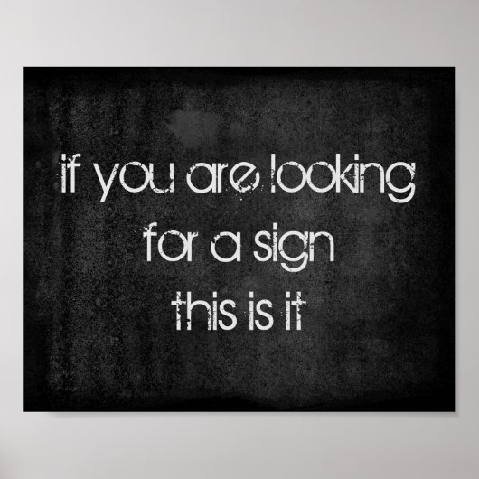 humor citeert tekst op onderdruk donkergrijs poster (Voorkant)