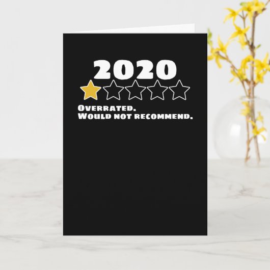 Humor Corona Virus 2020 overschatten Kaart (Gele Bloem)