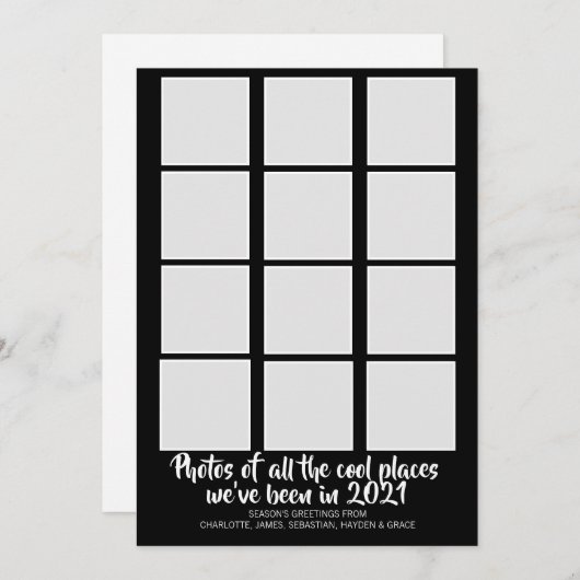 Humor Corona Virus 2021 Kerstmis Feestdagenkaart (Voorkant / Achterkant)