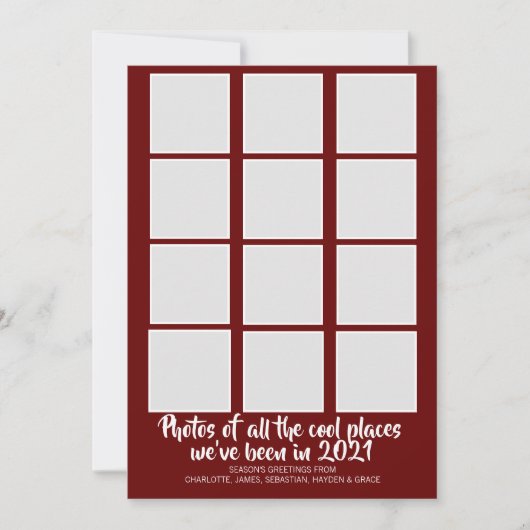 Humor Corona Virus 2021 Kerstmis Feestdagenkaart (Voorkant)