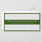 Humor Corona Virus 2021 Kerstmis Feestdagenkaart (Voorkant / Achterkant)