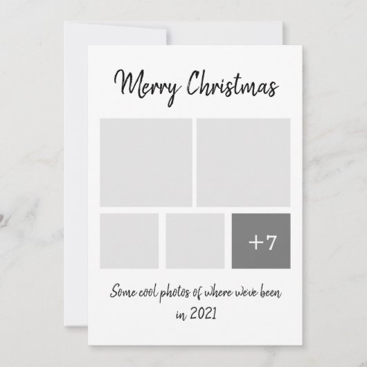 Humor Corona Virus 2021 Kerstmis Feestdagenkaart (Voorkant)