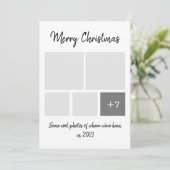 Humor Corona Virus 2021 Kerstmis Feestdagenkaart (Staand voorkant)