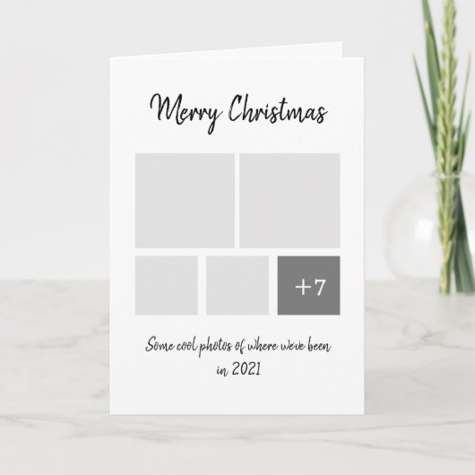 Humor Corona Virus 2021 Kerstmis Kaart (Voorkant)