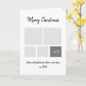 Humor Corona Virus 2021 Kerstmis Kaart (Gele Bloem)