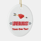 Humor Cupid Love Keramisch Ornament (Rechts)
