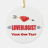 Humor Cupid Love Keramisch Ornament (Voorkant)