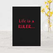 Humor dansende verjaardagskaart kaart (Gele Bloem)