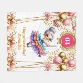 Humor Deken Gepersonaliseerde Gift voor Oma (Voorkant (Horizontaal))