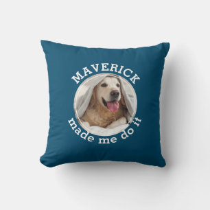 Humor Dog MAAKTE ME HET Foto Kussen