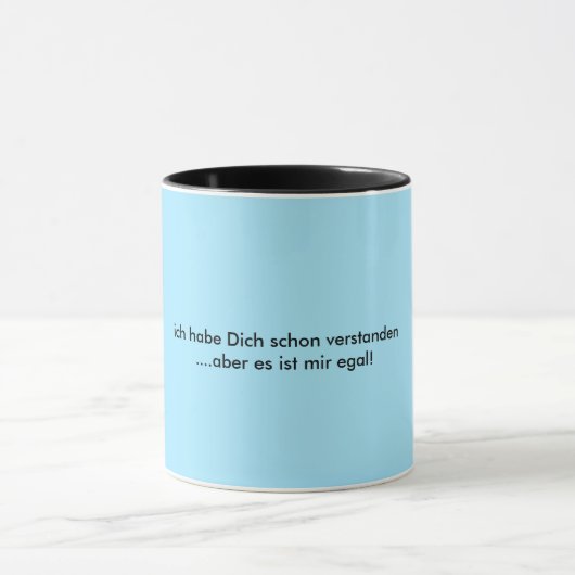 Humor Duitse tekst Mok (Midden)