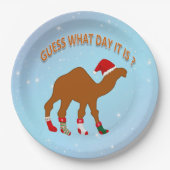 Humor en Fun Funny Kerstmis Papieren Bordje (Voorkant)