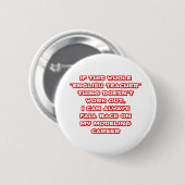 Humor Engelse leraar ... Modelleraar Ronde Button 5,7 Cm (Voorkant /achterkant)