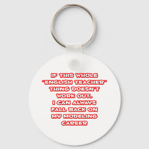 Humor Engelse leraar ... Modelleraar Sleutelhanger