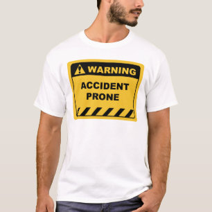 Humor - Etiket voor waarschuwing aan de mens / EIG T-shirt