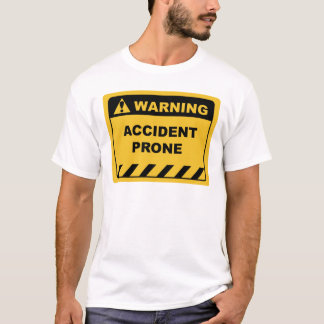 Humor - Etiket voor waarschuwing aan de mens / EIG T-shirt