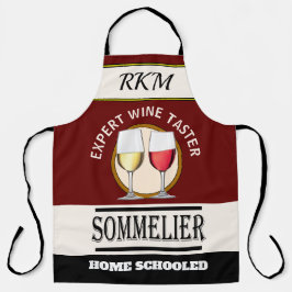 Humor Expert WINE Taster All-Over Print Schort